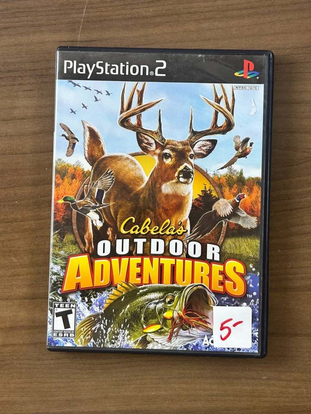 Cabela's Outdoor Adventures Sony PlayStation 2 PS2 Game Disc & Case
